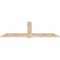 Ekena Millwork Eugene Smooth Timber Gable Bracket, Douglas Fir, 72"W x 27"H x 1 1/2"D x 5 1/2"F, 9/12 Pitch GBW072X27X0206EUG00SDF - alternate 4